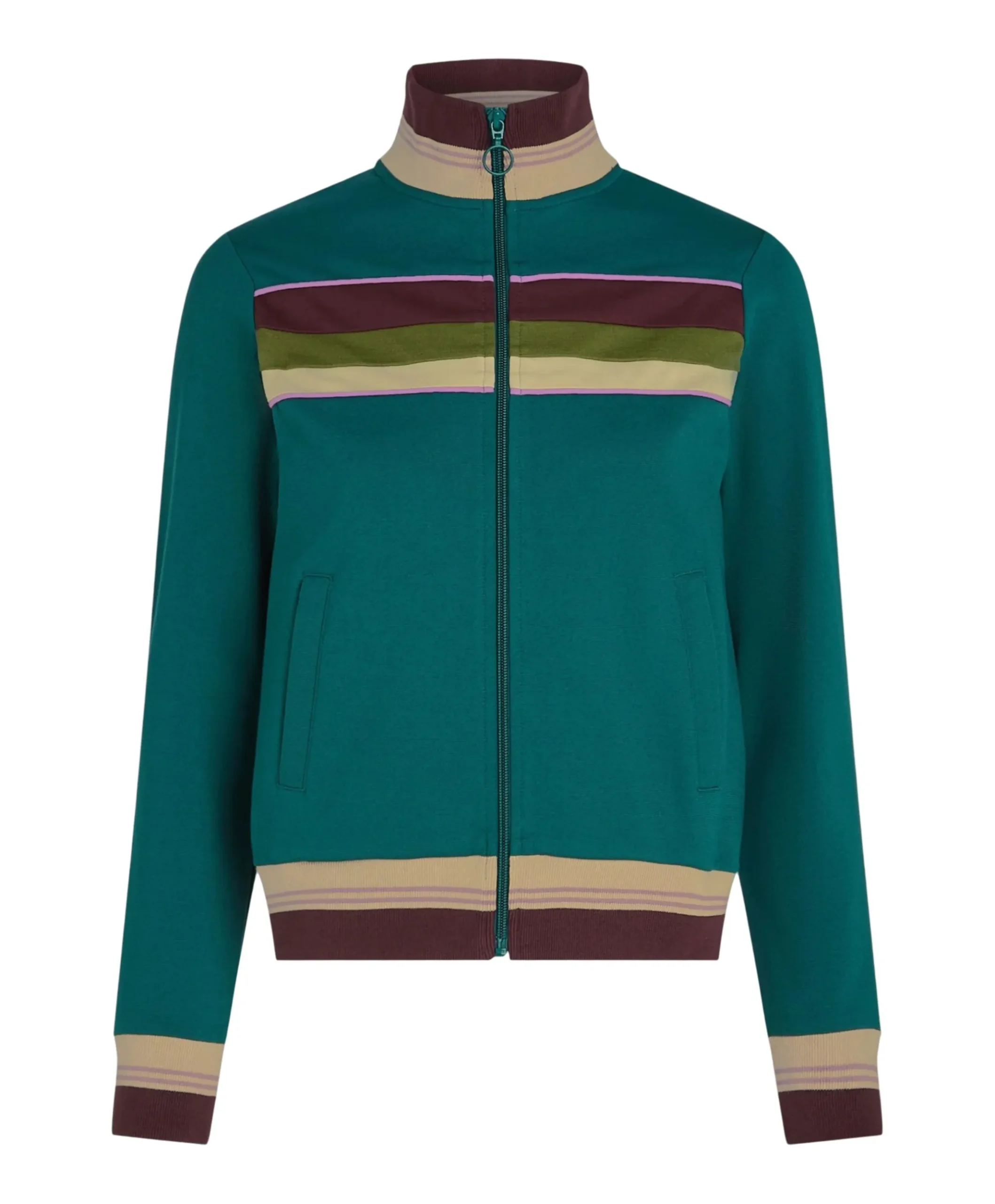 Dames jas groen