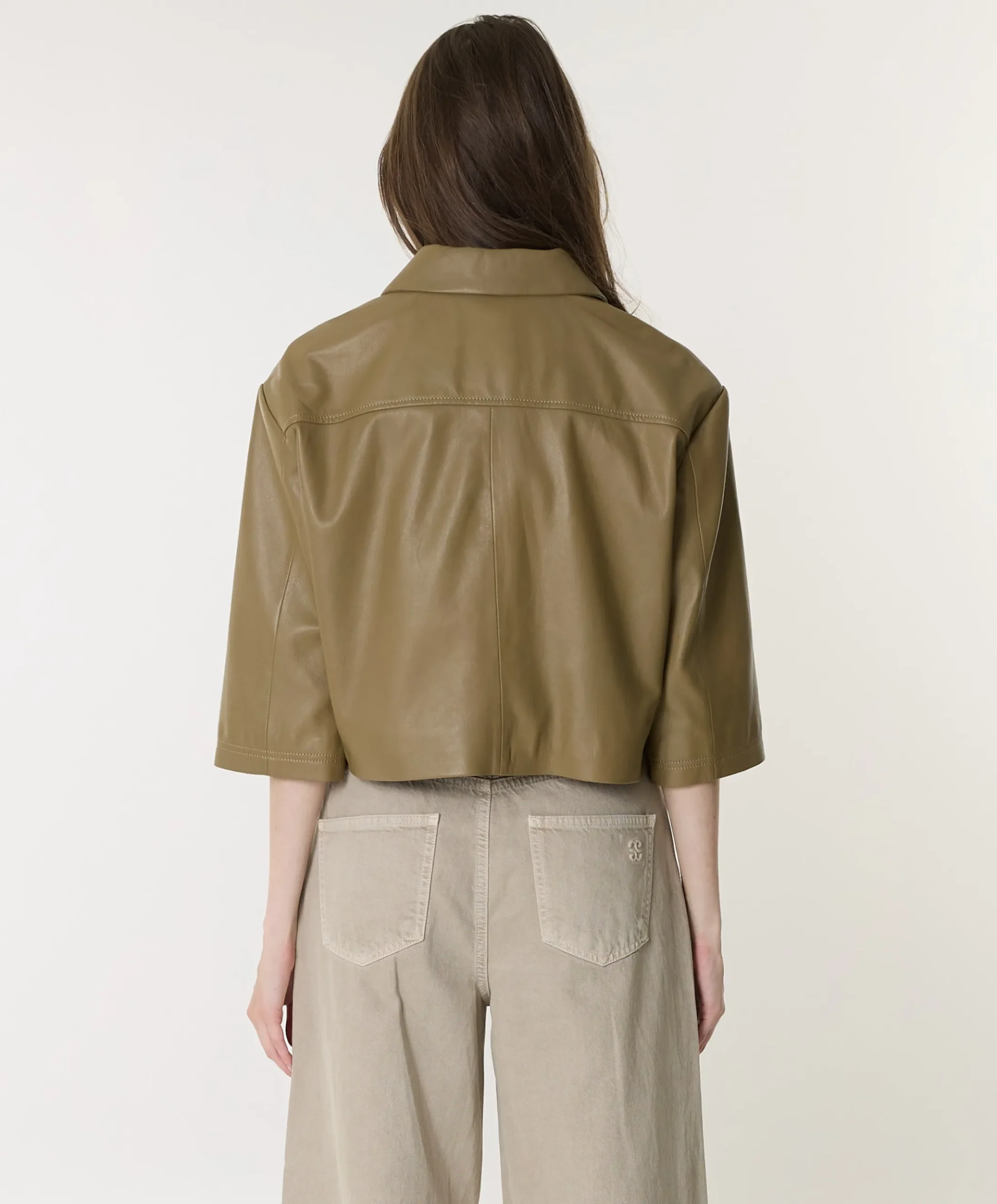 Dames jas groen