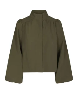 Dames jas groen