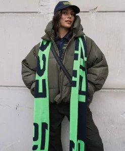 Dames jas groen