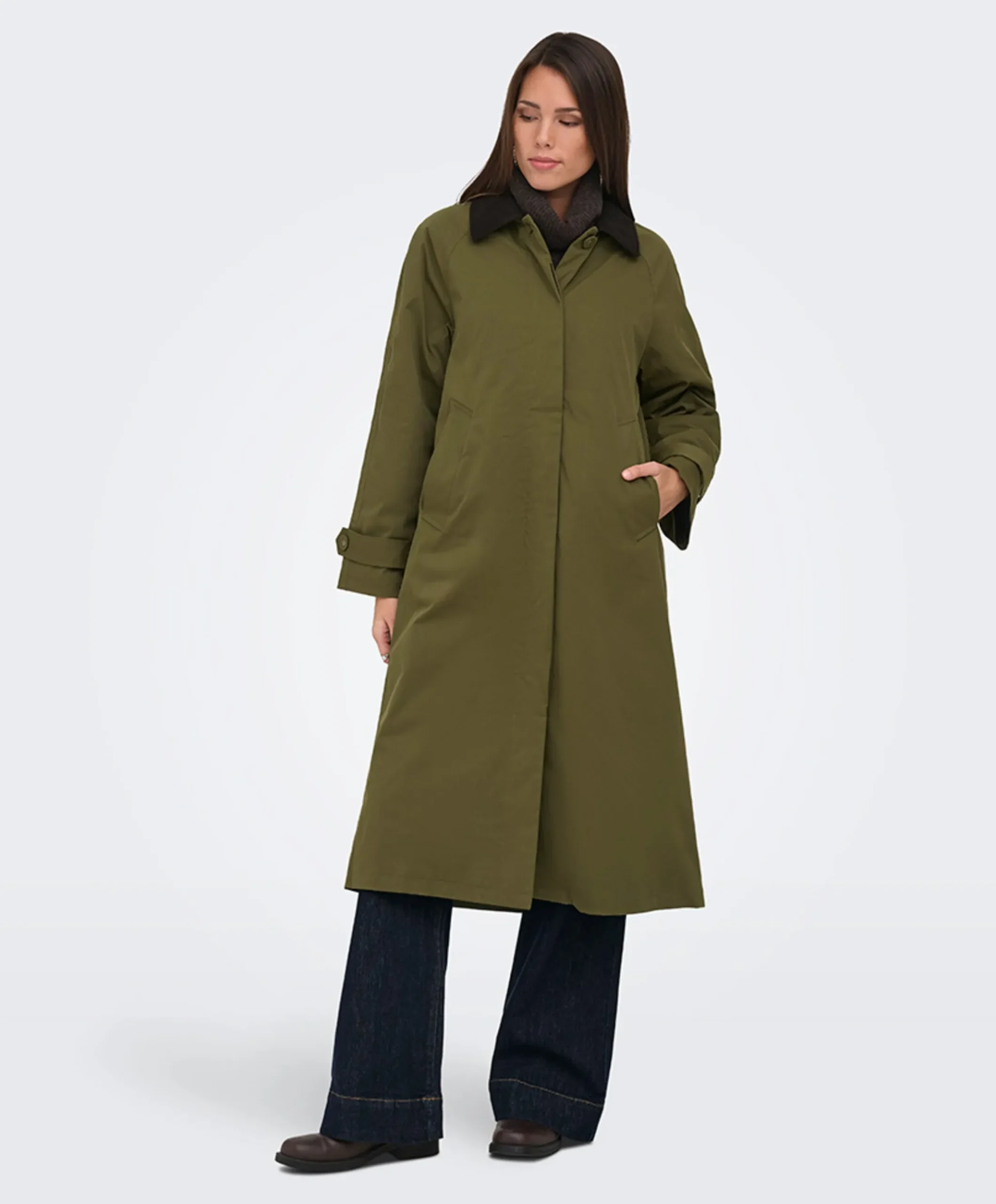 Dames jas groen