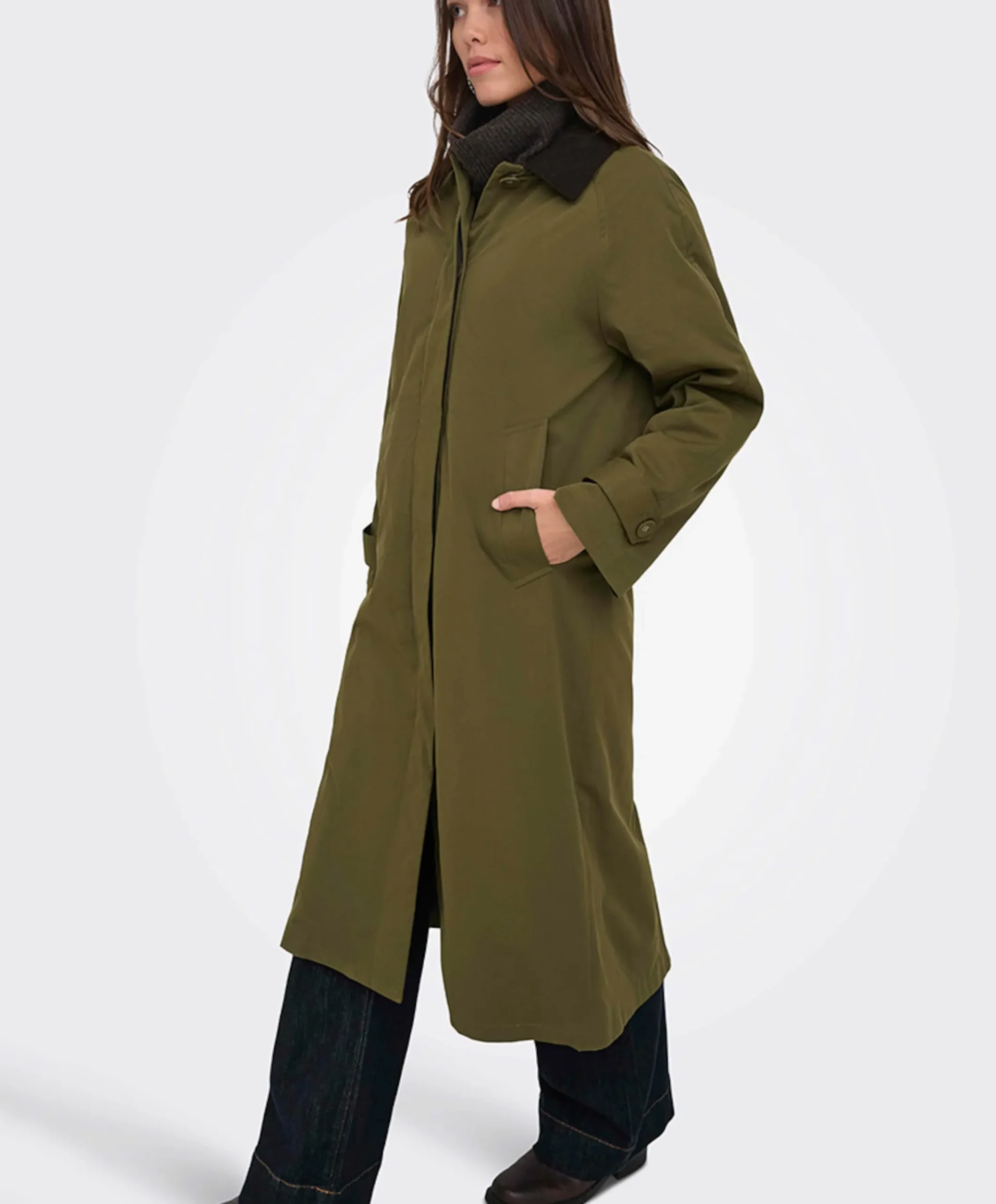 Dames jas groen