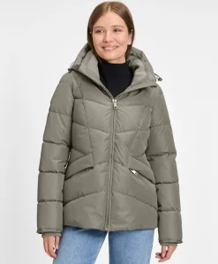 Dames jas groen