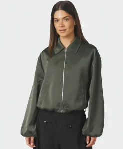 Dames jas groen