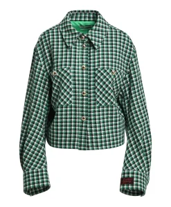 Dames jas groen