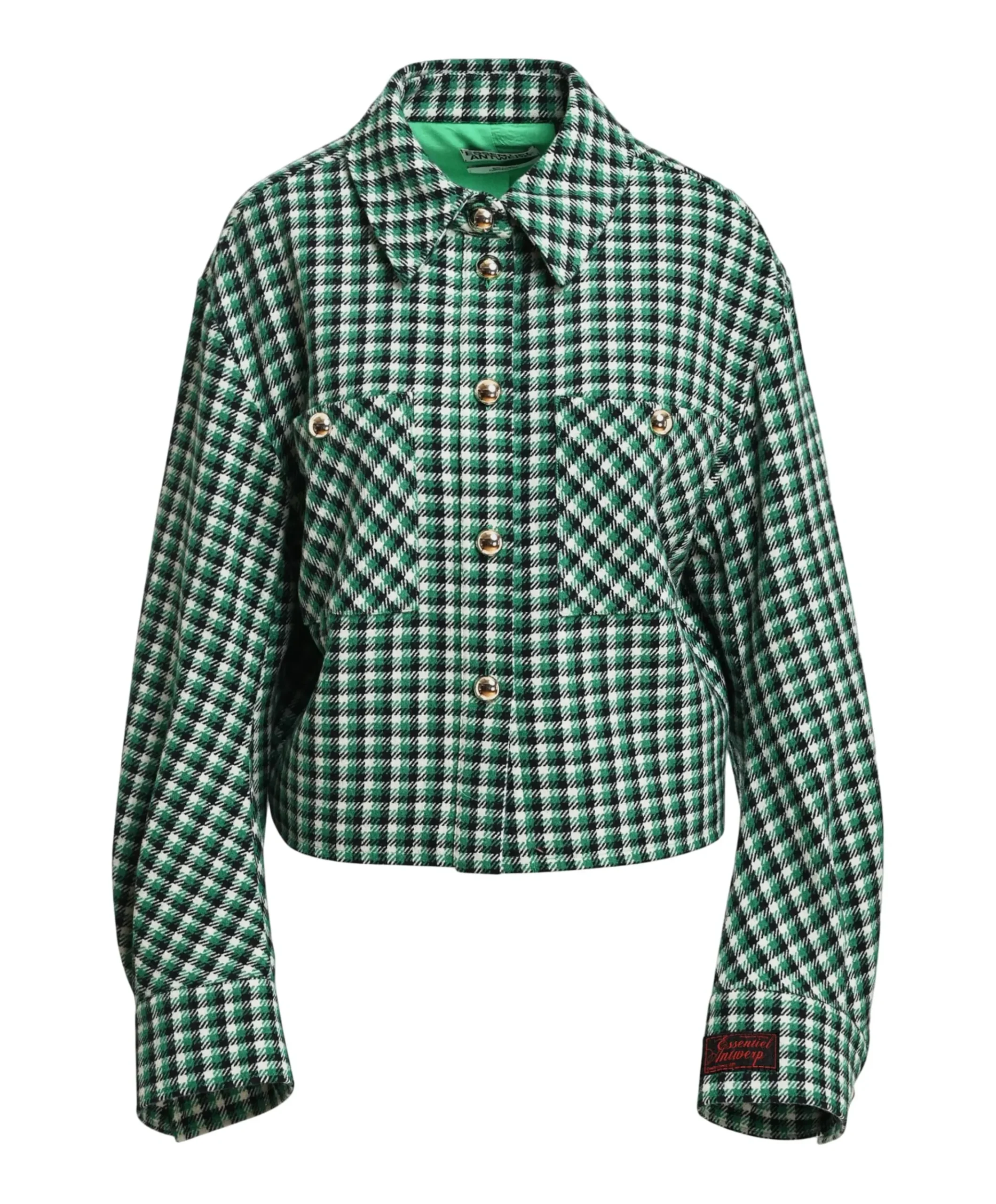 Dames jas groen