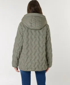 Dames jas groen