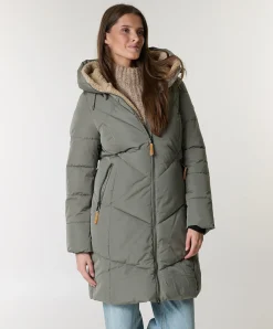 Dames jas groen