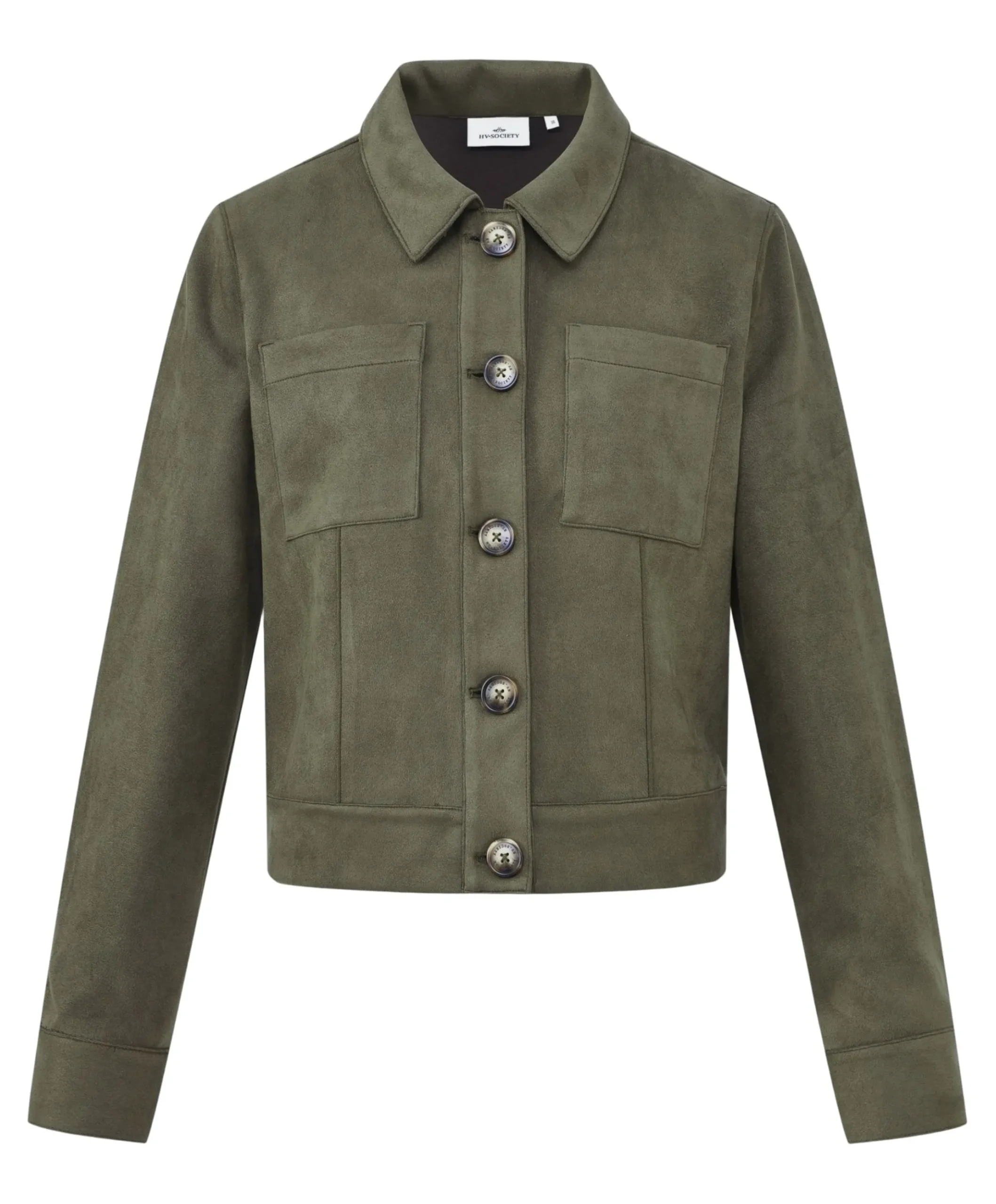 Dames jas groen