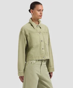 Dames jas groen