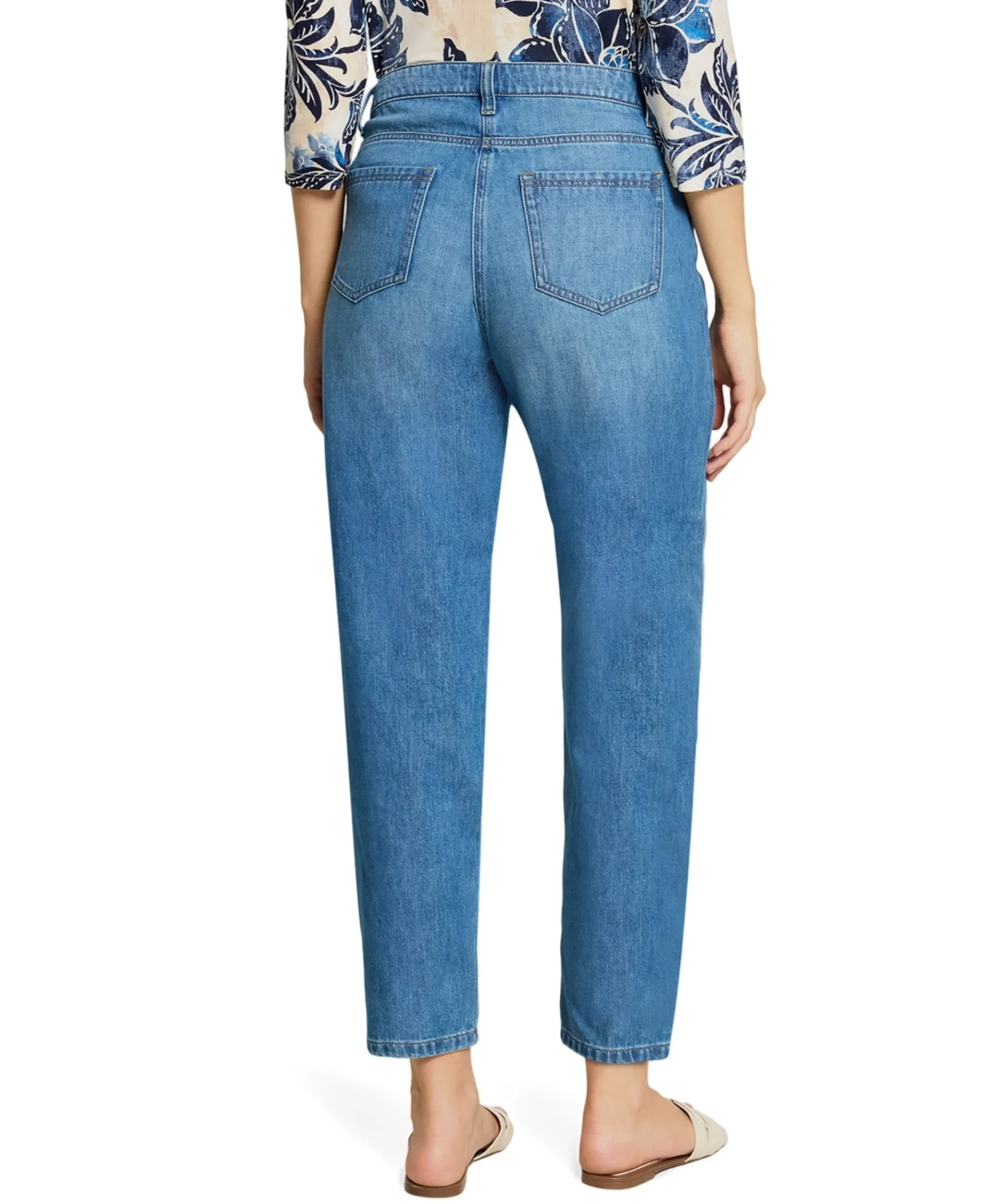 7/8 dames jeans blauw