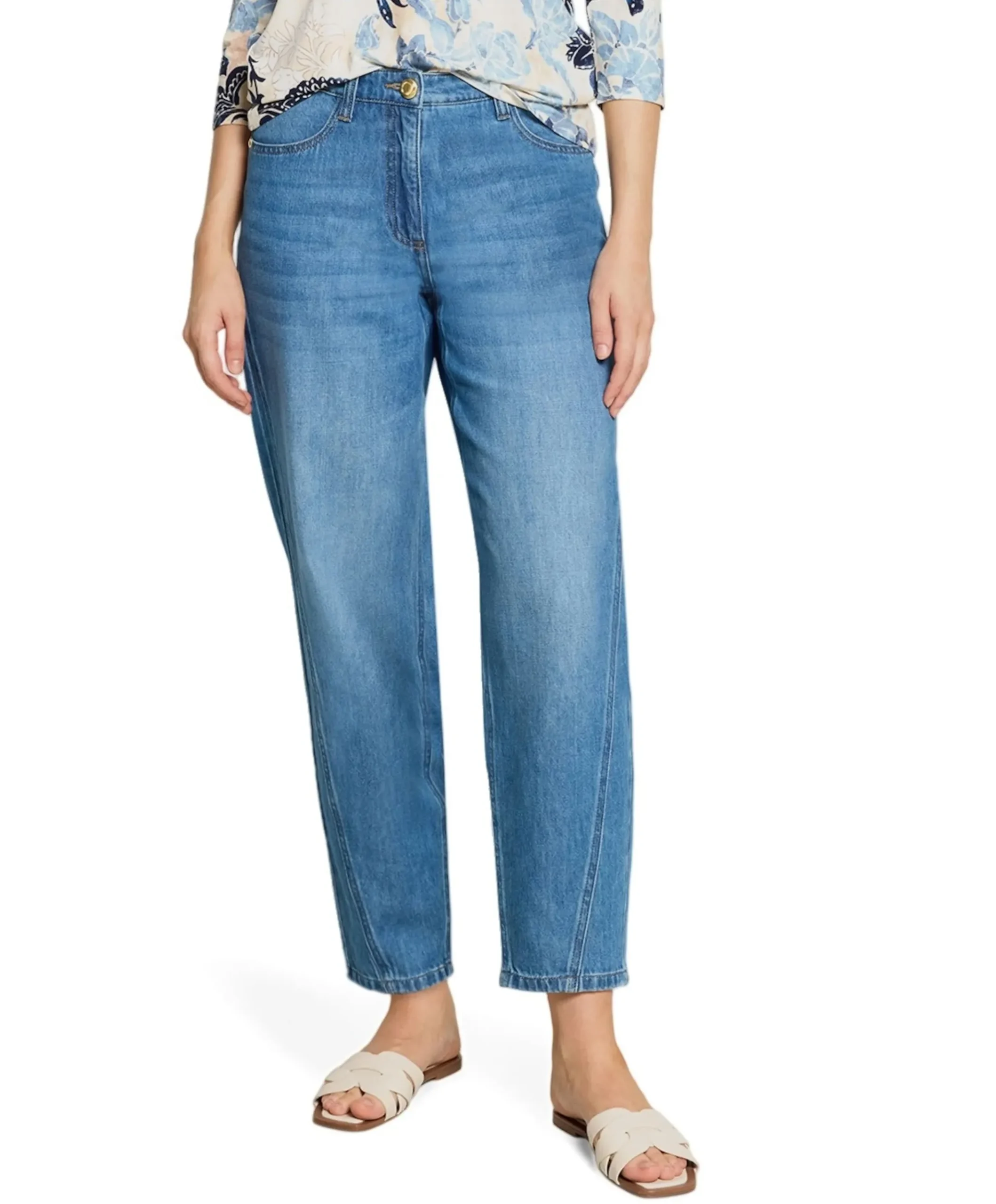 7/8 dames jeans blauw