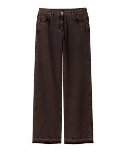 dames jeans bruin