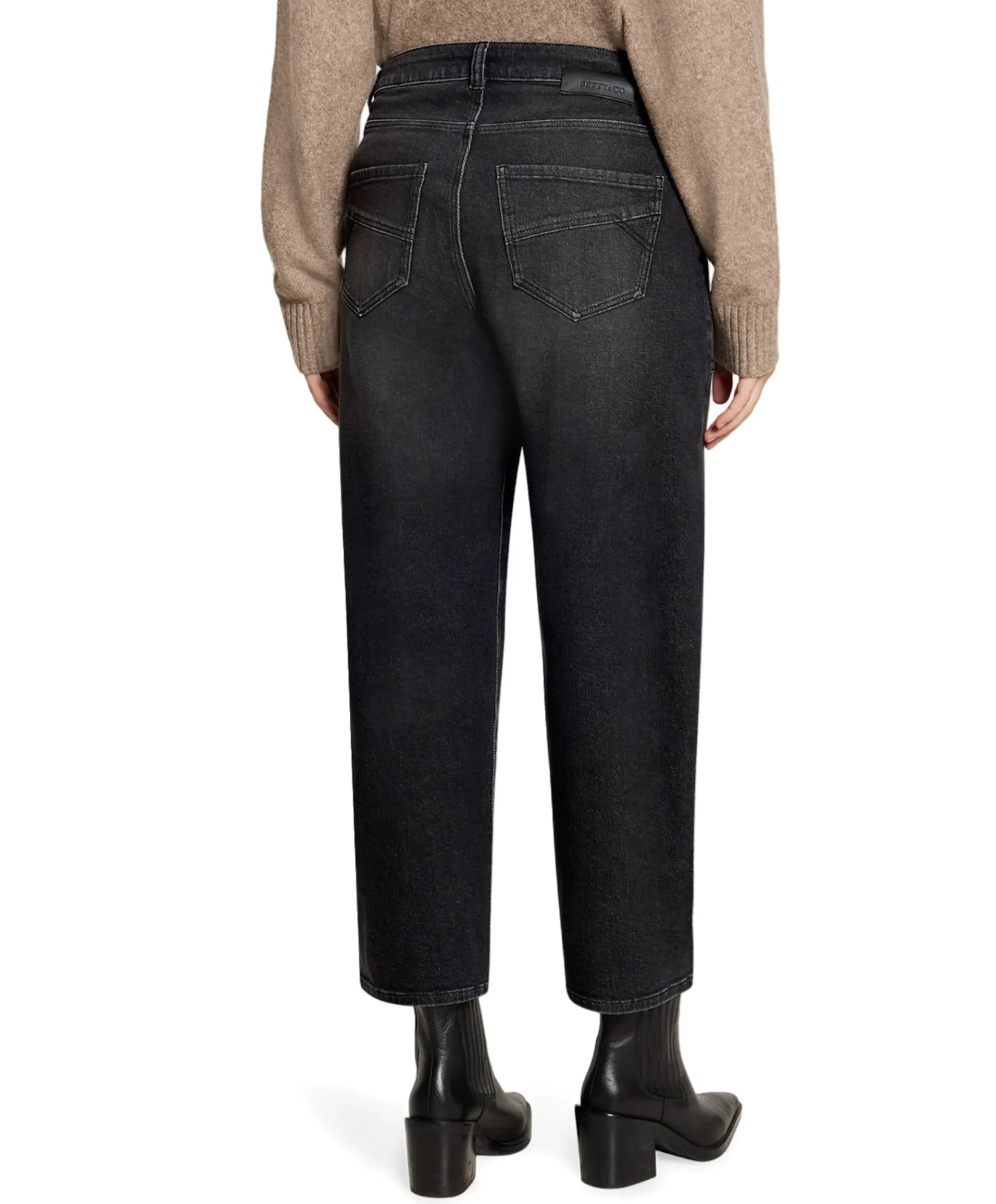 7/8 dames jeans zwart