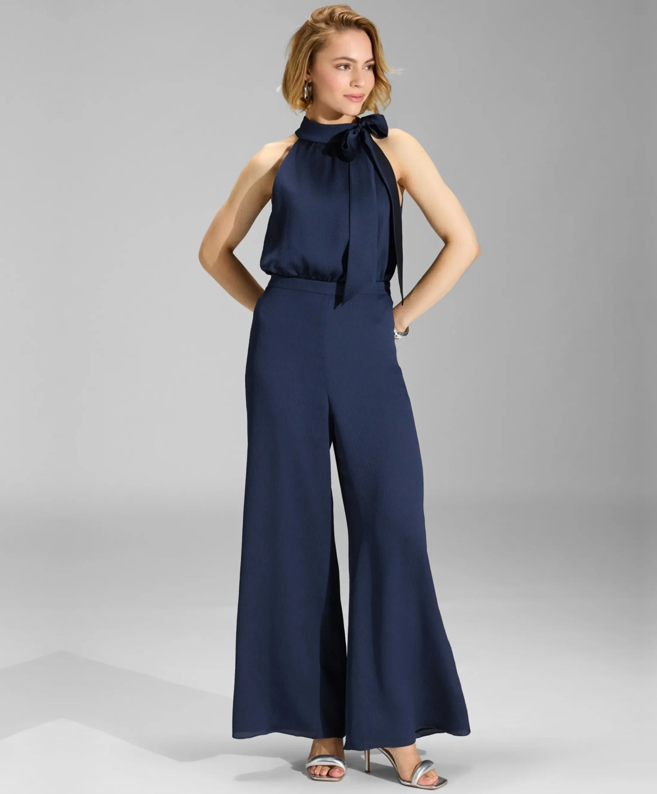 dames jumpsuit blauw