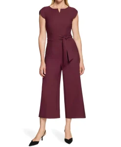 dames jumpsuit bordeaux