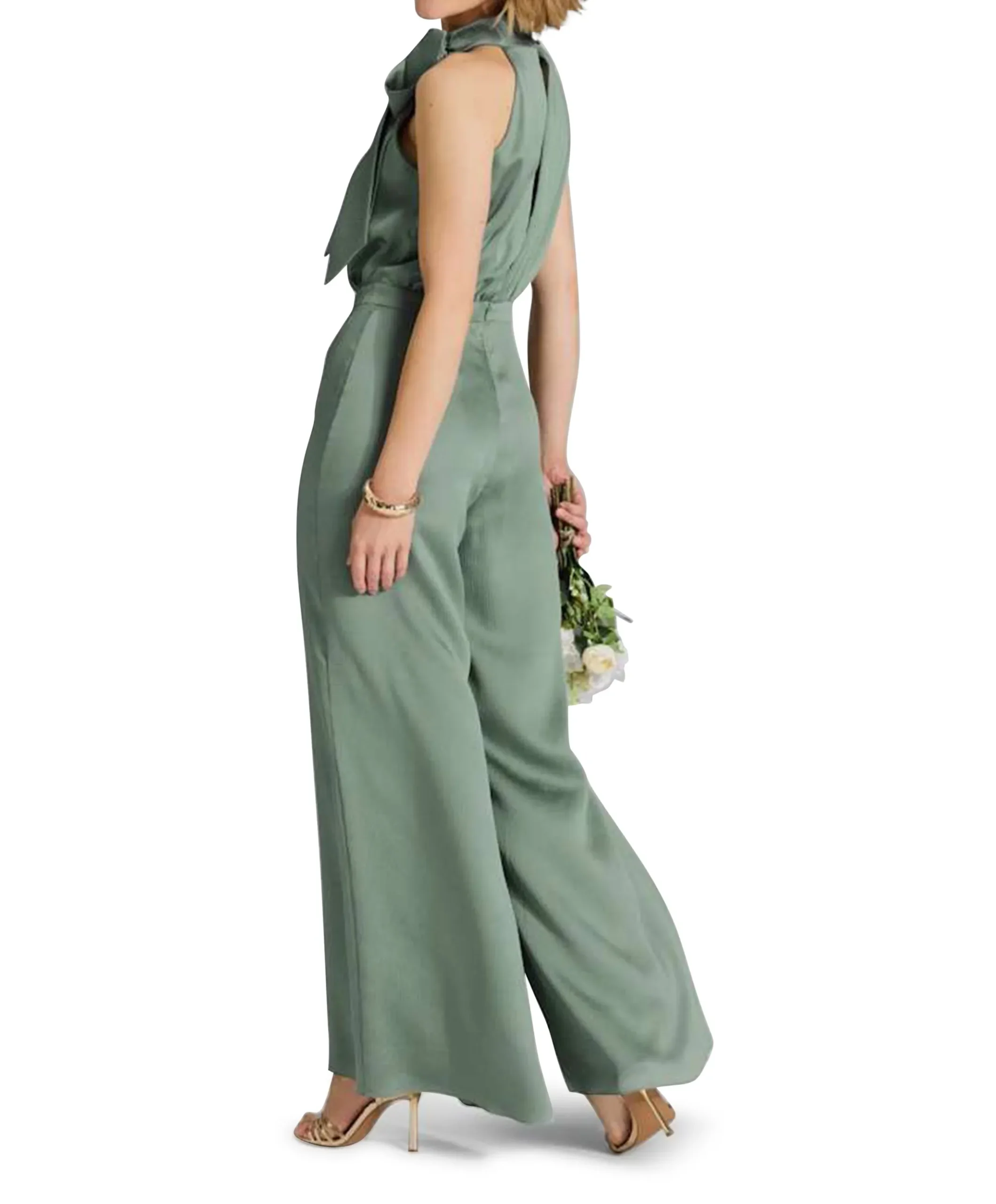 dames jumpsuit groen