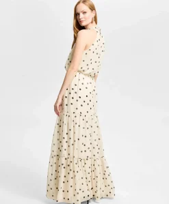 Dames jurk beige