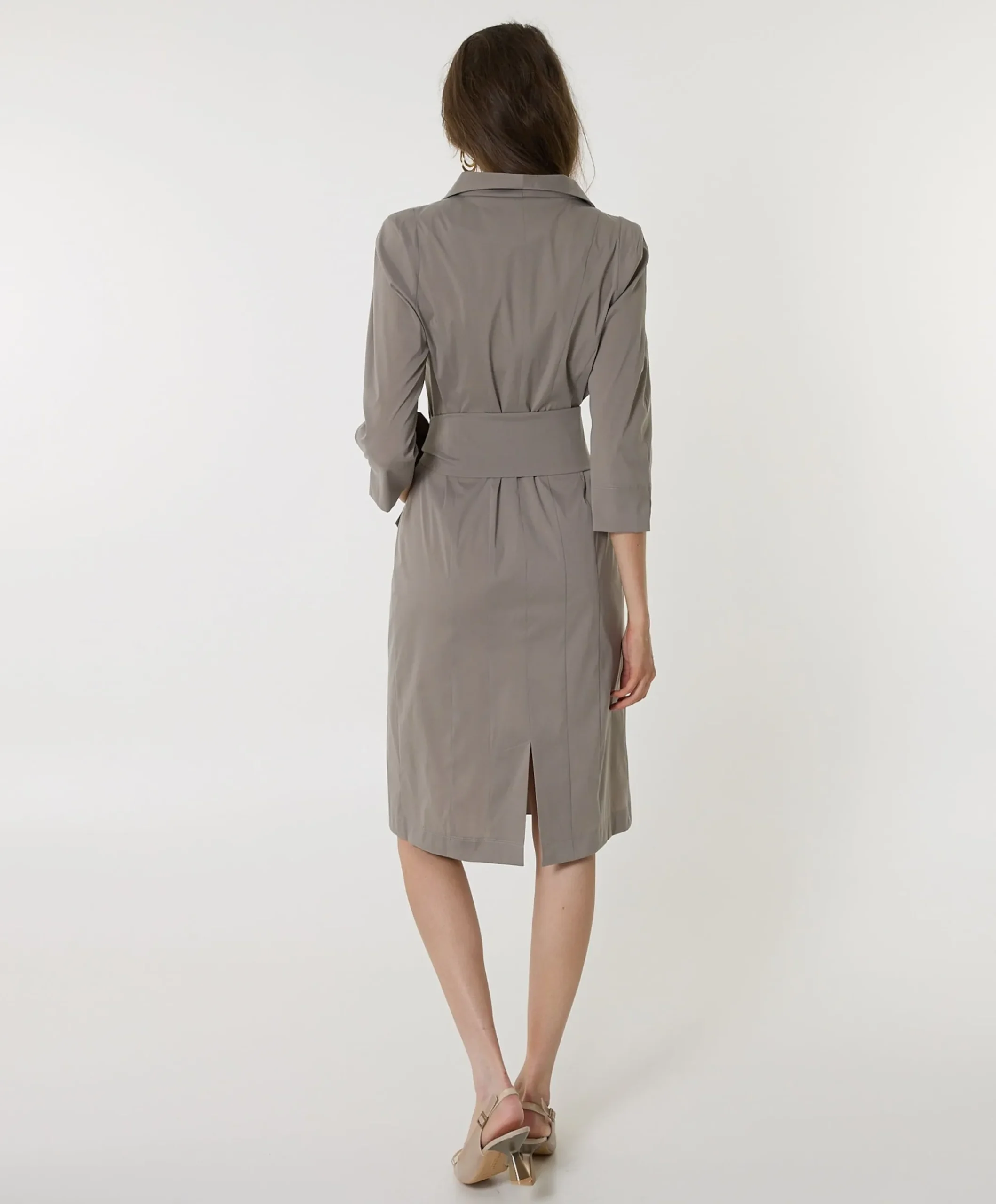 Dames jurk beige