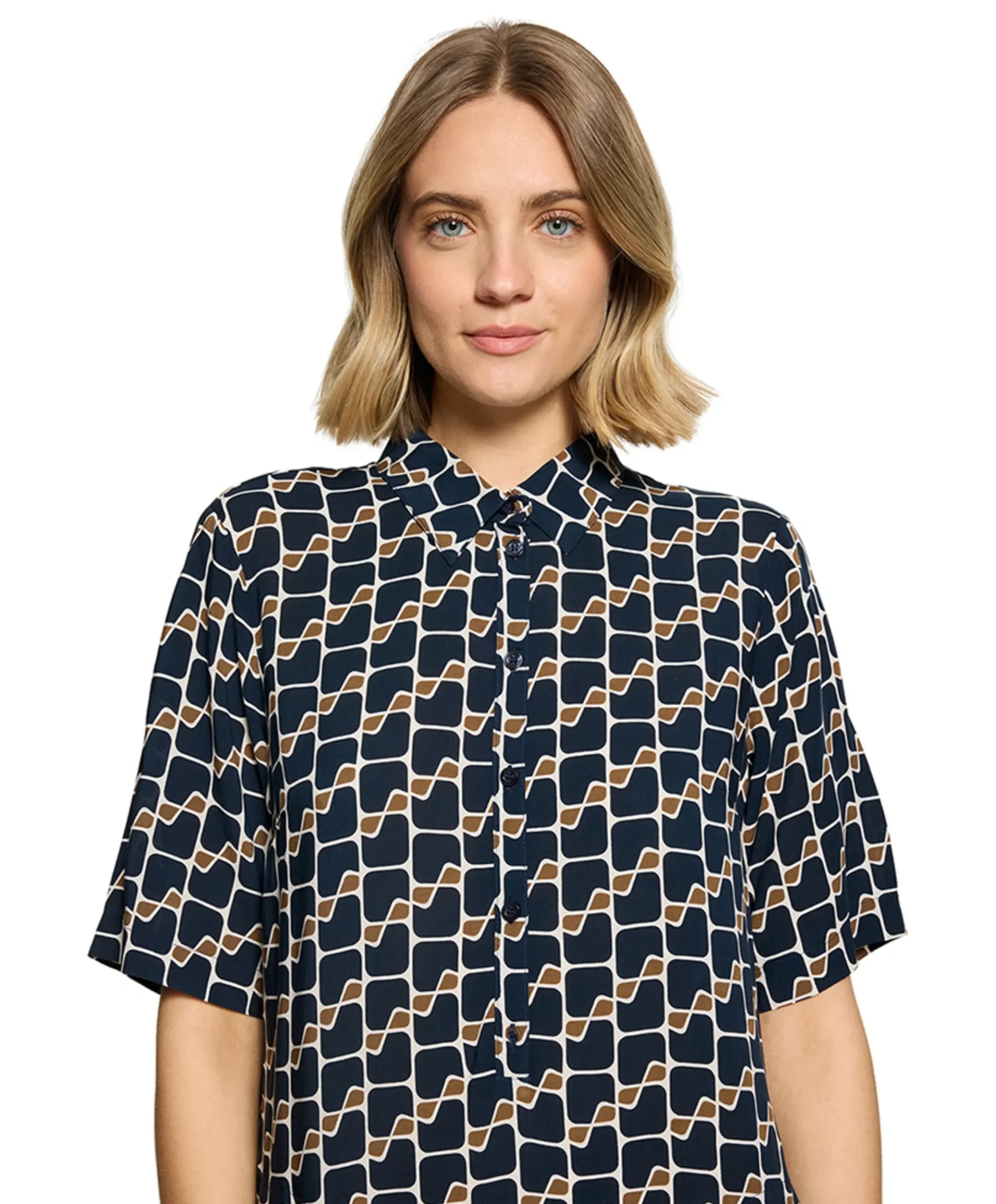 Dames jurk blauw
