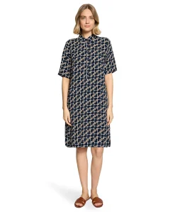 Dames jurk blauw
