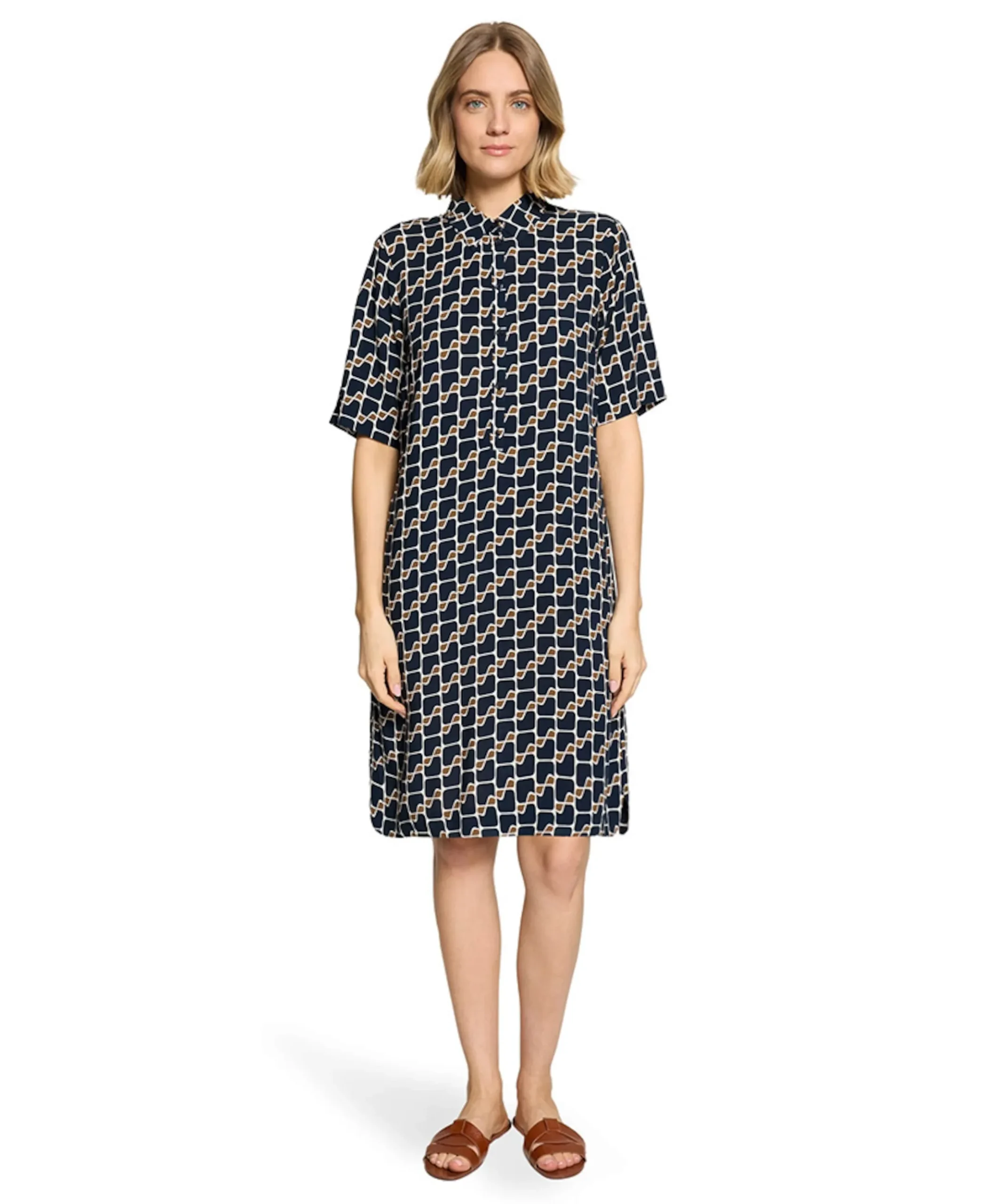 Dames jurk blauw