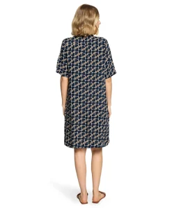 Dames jurk blauw
