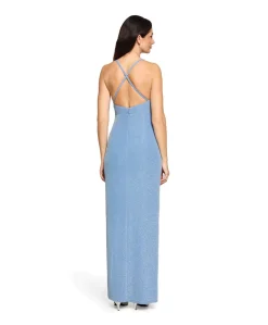 Dames jurk blauw