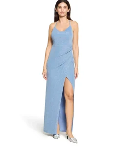 Dames jurk blauw