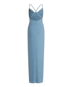 Dames jurk blauw