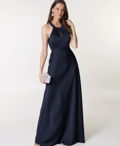 Dames jurk blauw