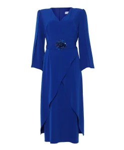 Dames jurk blauw