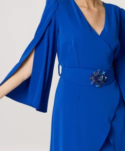 Dames jurk blauw