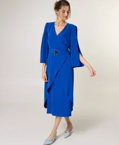 Dames jurk blauw
