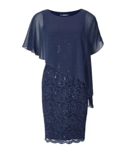 Dames jurk blauw