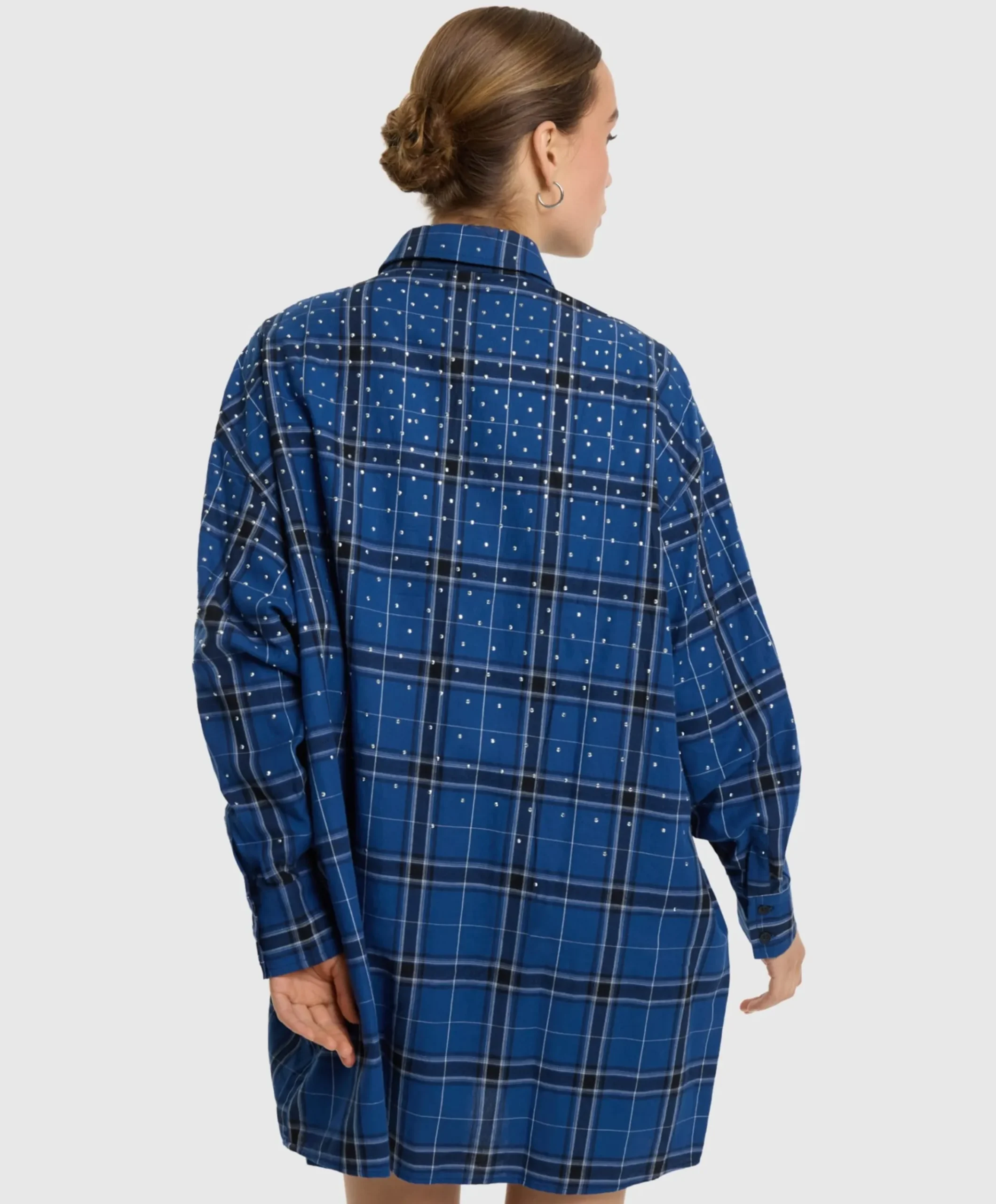 Dames jurk blauw