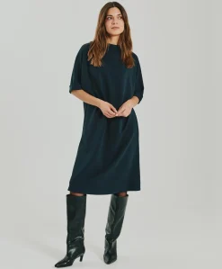 Dames jurk blauw