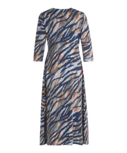 Dames jurk blauw