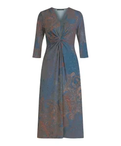 Dames jurk blauw