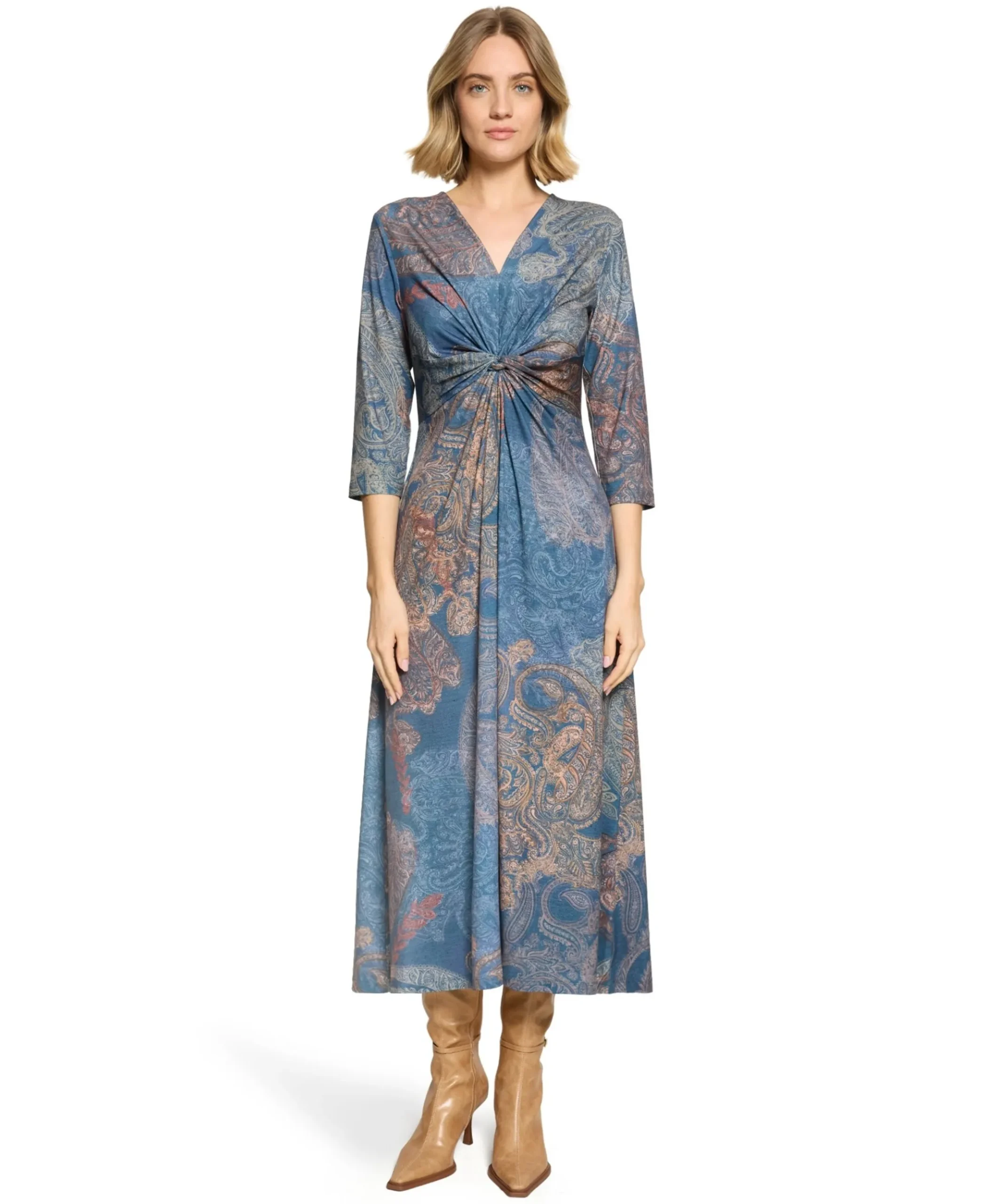 Dames jurk blauw