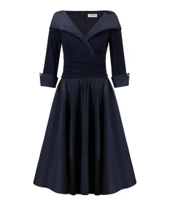 Dames jurk blauw