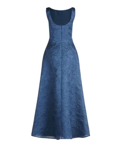 Dames jurk blauw