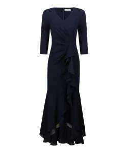 Dames jurk blauw