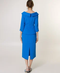Dames jurk blauw