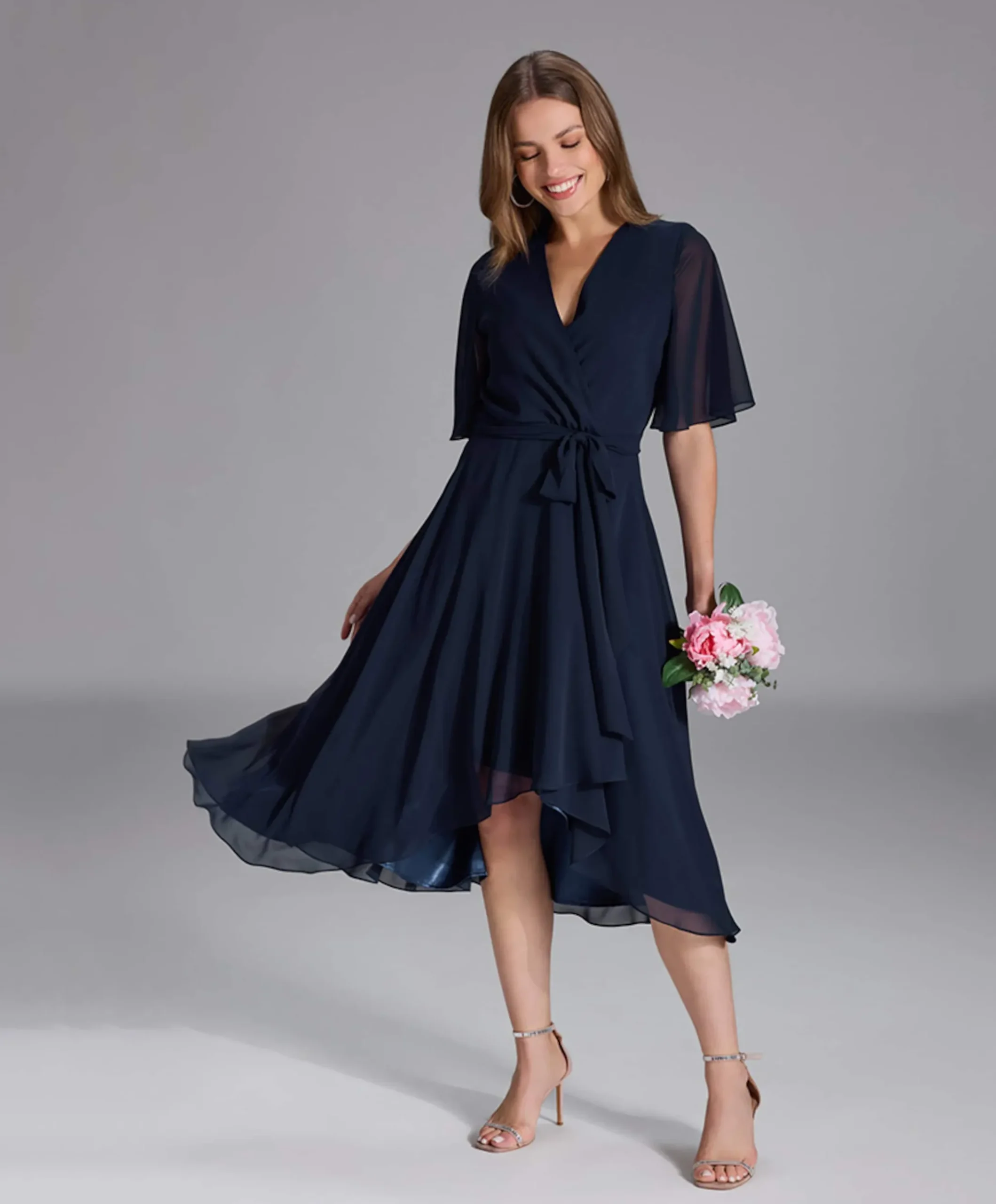 Dames jurk blauw