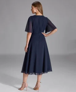 Dames jurk blauw