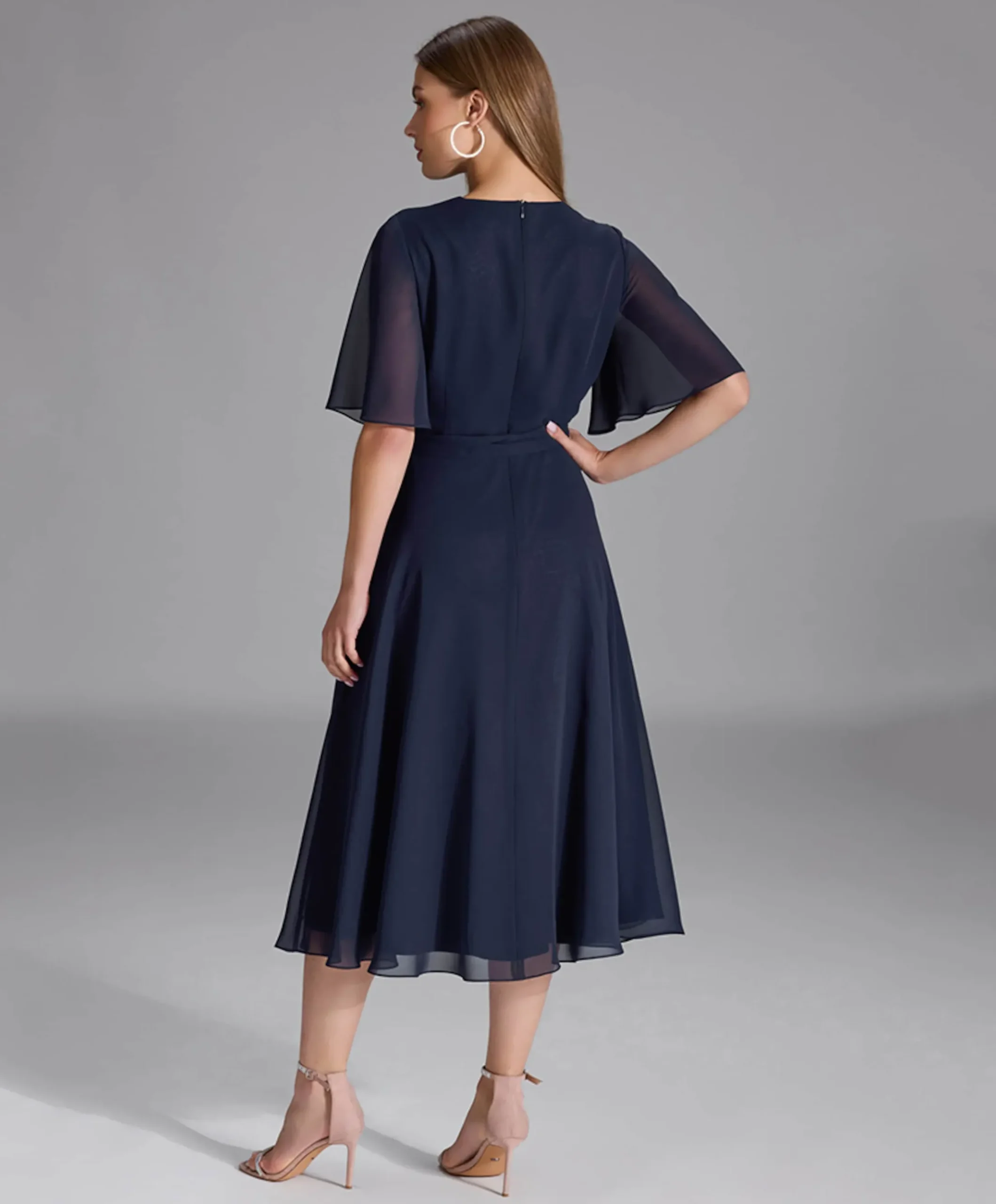 Dames jurk blauw