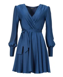 Dames jurk blauw