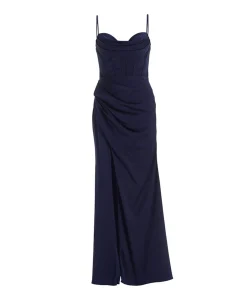 Dames jurk blauw