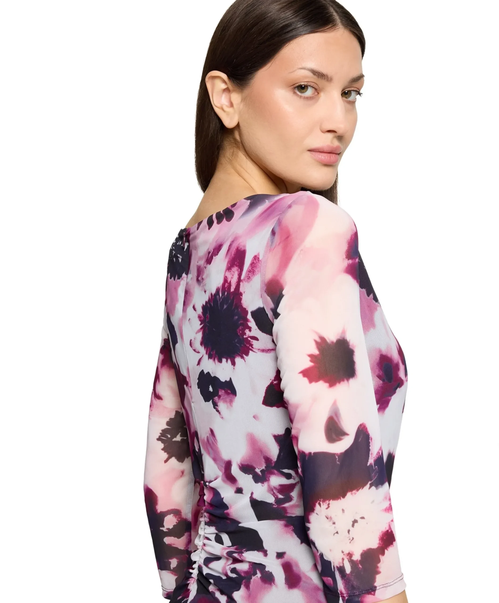 Dames jurk bordeaux
